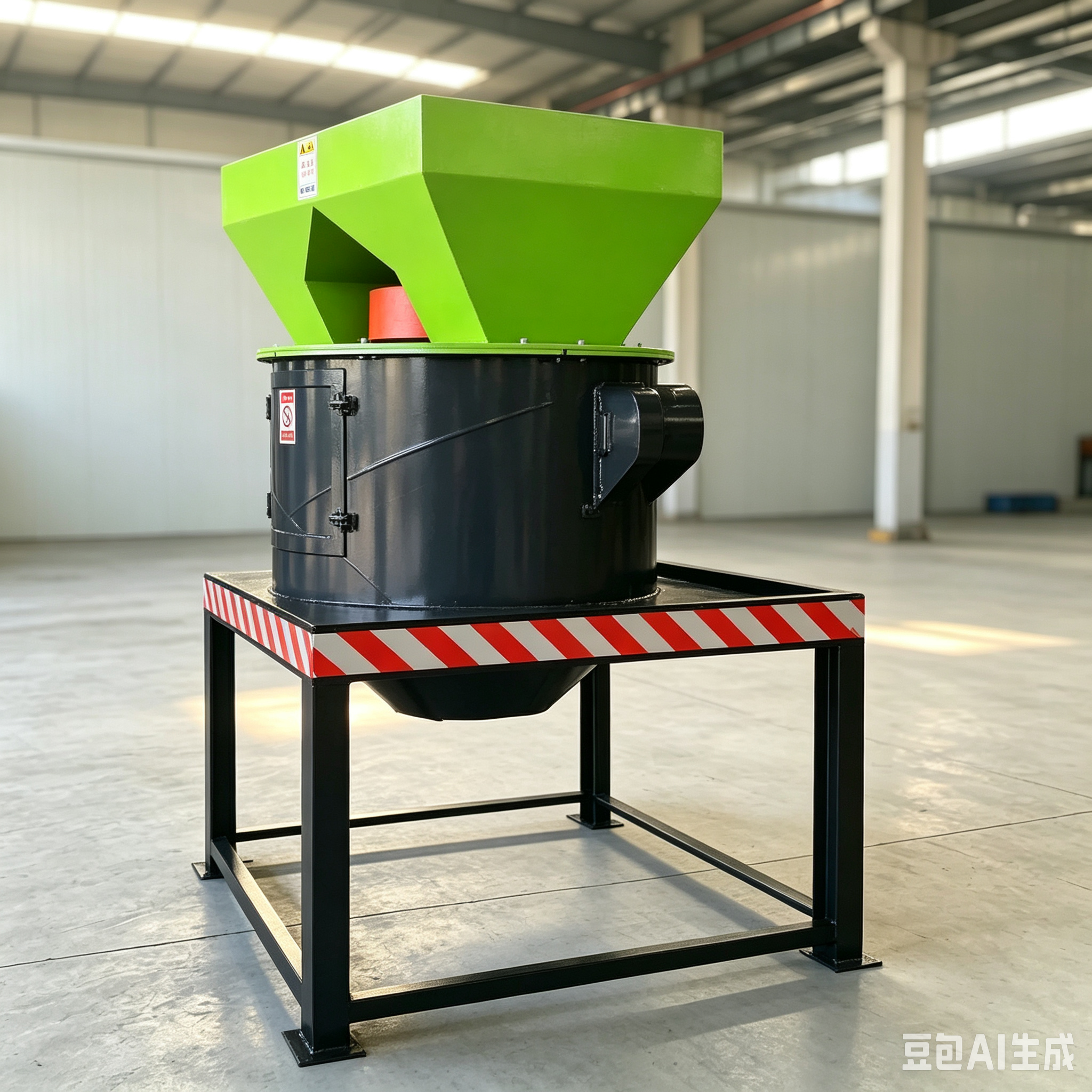 Vertical Crusher Machine for Organic Fertilizer Production and Material Crushing