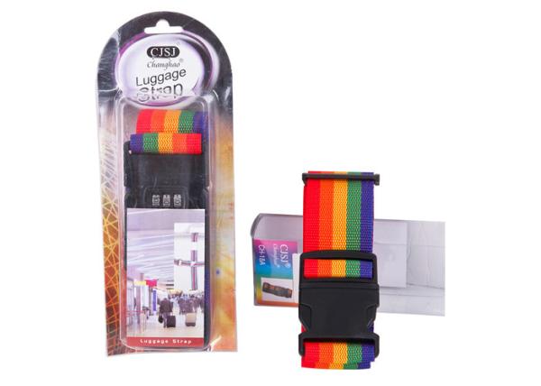 Safety Suitcase Belt Strap , Adjustable Luggage Straps For Fasten Luggage