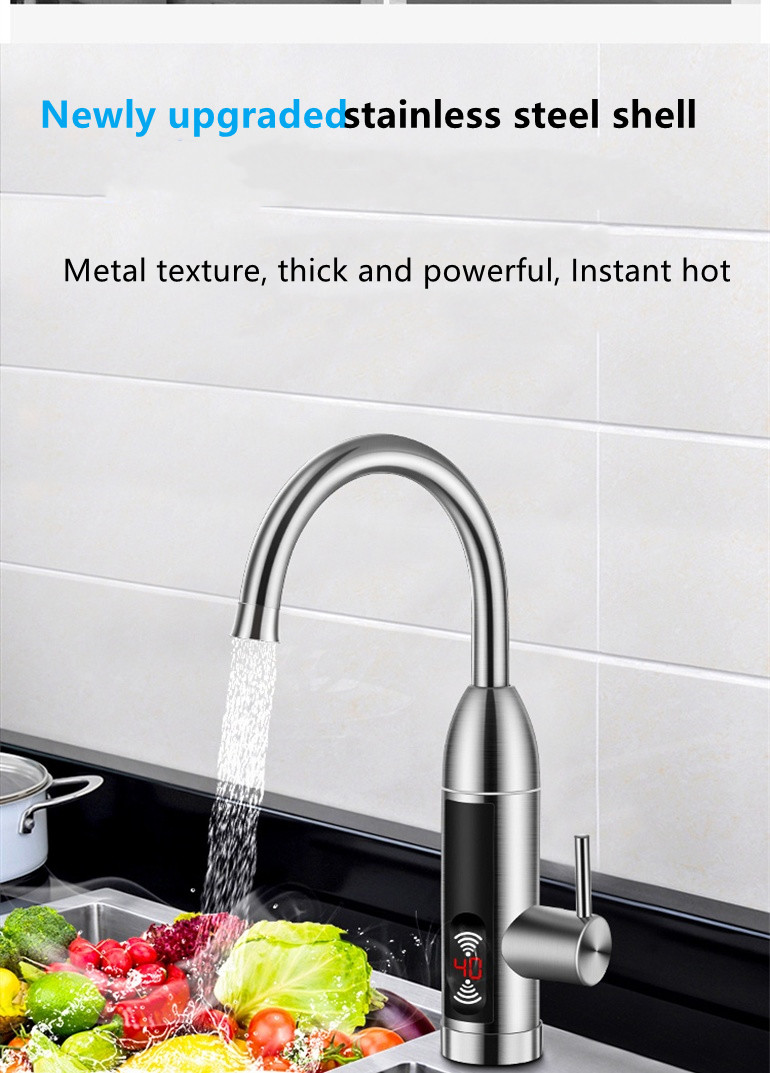 Кран 50HZ Ipx4 Bathroom Faucet горячей воды элемента 304 SS немедленный электрический