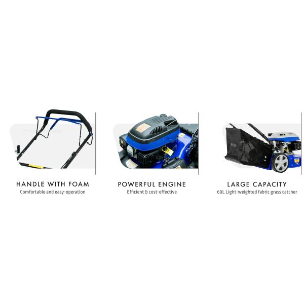 Professional Lawn Mower Hand Push 18Inch Gasoline Portable Lawn Mower