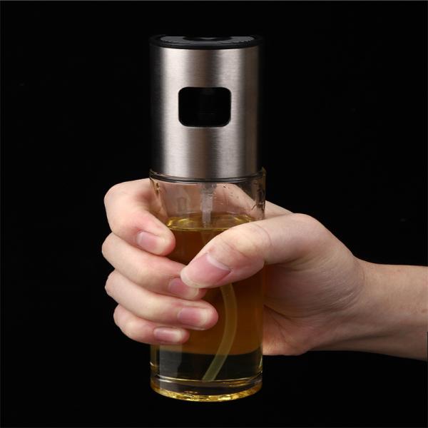 304 Stainless Steel Atomized Oil Sprayer Portable Oil Bottle for Other Cooking Tools