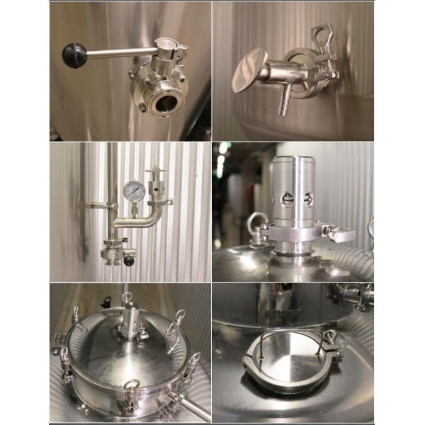 Домой Пивоварение Пивоварение Танк GHO 150L SUS304 Конический ферментатор с холодильником