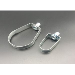 Galvanized Steel Loop Hanger Strut Pipe Clamps 1.5mm