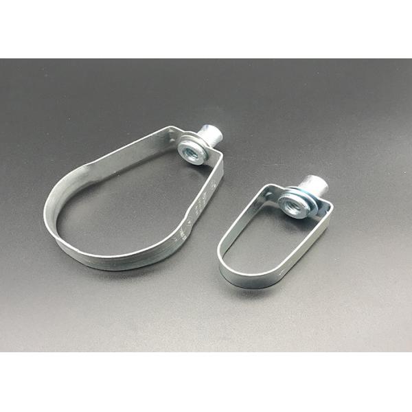 Galvanized Steel Loop Hanger Strut Pipe Clamps 1.5mm
