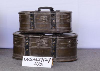 Retro L31.5 Vintage Wood Suitcase For Travelling