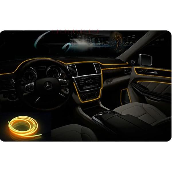 0.35A 12V Interior LED Car Light Strips , 4M Vehicle Interior LED Light Strips