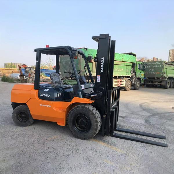 5 tons Toyota diesel forklift with automatic transmission load center distance 600mm