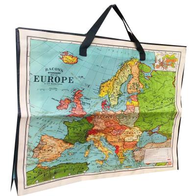 Woven Handle Laminated Woven Polypropylene Bags With Zipper Closure And Laminated Woven