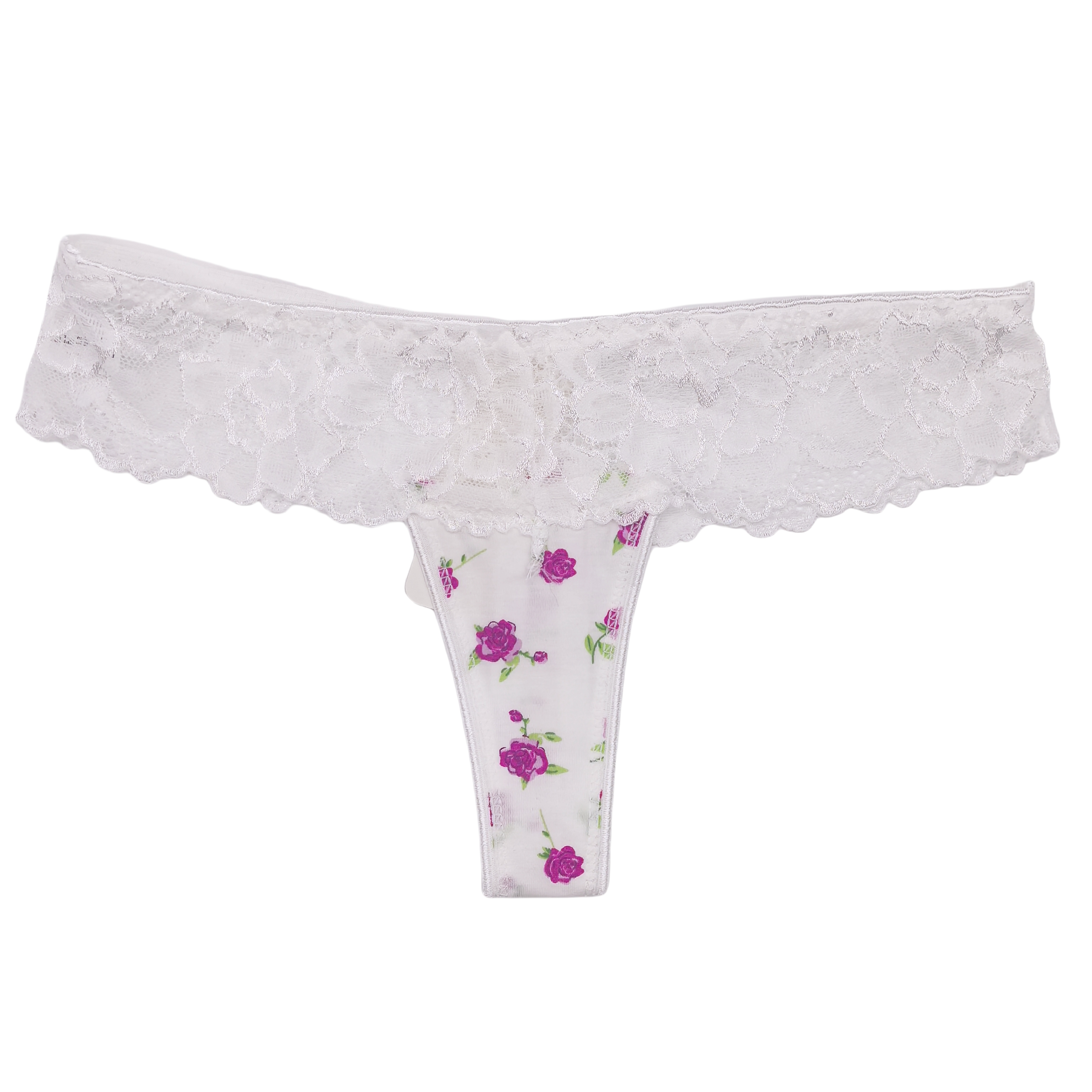 New Arrival Women Thongs G-String Printing Flowers Thong Panties Women Wholesale Underwear Ladies