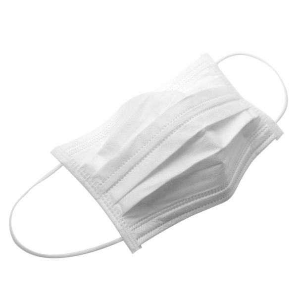 Hubei Haixin Non Woven Double Nasal Stripe Masks 3Ply White Face Mask Customized Logo Surgical Disposable Facemask Wholesale