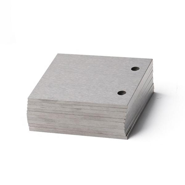 Thickness 1mm Carbide Wood Cutting Tools , 2 Holes Tungsten Carbide Plate