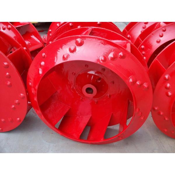 Impulsor centrífugo industrial/rueda/cuchilla con material de FRP/aluminio/hierro fundido