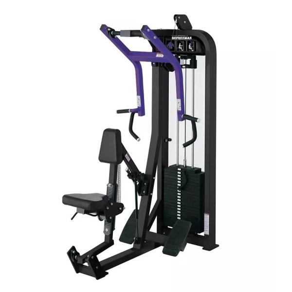 235kg Weight Stack Seated Row Machine Two Layer Electrostatic Powder Coating Gym Equipment