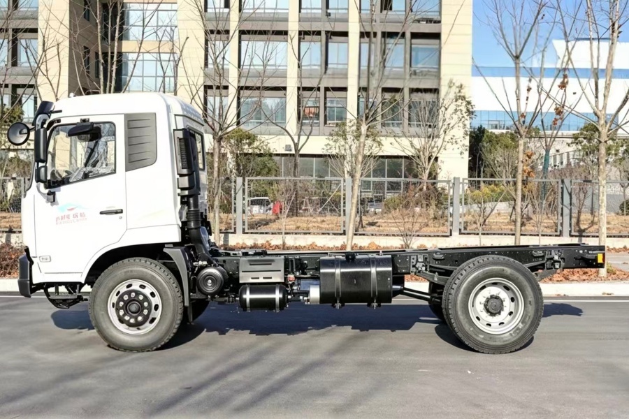 Dongfeng 4×2 Swing Arm Garbage Truck Chassis B190 18Ton For Export