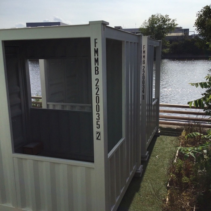 10HC High Durability Customizable Outdoor Kiosk Fast Build Steel Frame Modular Container Houses Prefab Container Shops Coffee
