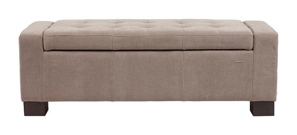 leather folding  wood shoe box storage ottoman bed end bench seating
