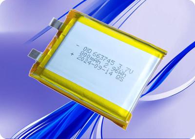 0.5C Batería a prueba de explosión de descarga Compacta 3.7 V 800mAh Batería de litio personalizada 200 ciclos