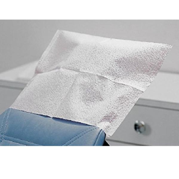 500 PCS Disposable Tattoo Dental Headrest Covers Tissue Poly 10x13 | Fluid Resistant (White)