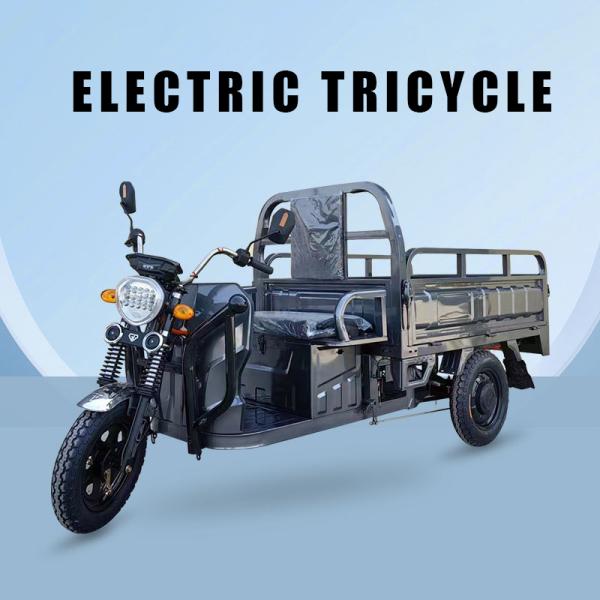 Electric Driving Type 2024 3 Wheel Cargo Motorcycle Tricycle for Adult Driving Mileage 70-90km