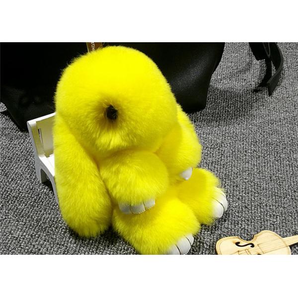 Портативное милое привесное мех Кейчайн кролика для аксессуаров автомобиля/сумки