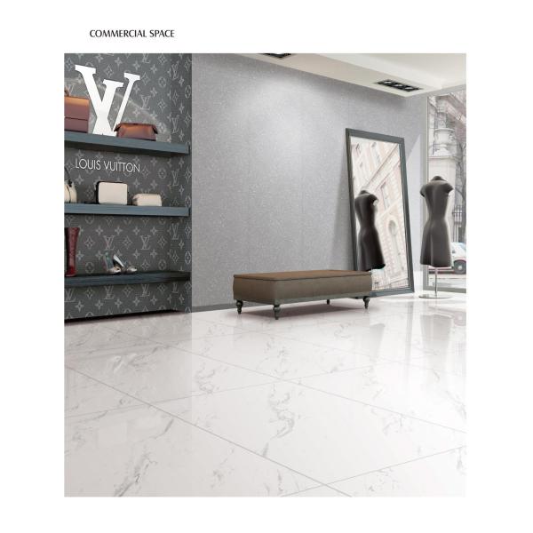 мрамор Каррары белый Matt пола плиток фарфора тела толщины 600x600mm 9.8mm полный