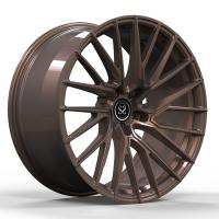 5x112 21x9.0 ET18 Custom 1 Piece Forged Wheels Gloss Bronze