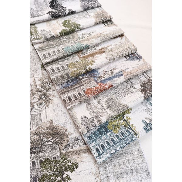 European Noble Classic Castle Jacquard Fabric For Home Textile