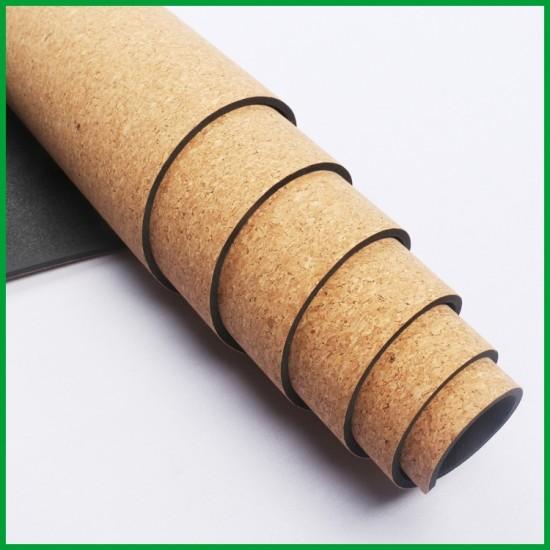Eco Organic Cork Rubber Anti-Tear Durable Patterned Yoga Mat