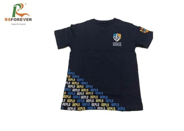Fashional Wrinkle Free T Shirts Fabric Embroidery 100 Cotton 180 Grams​