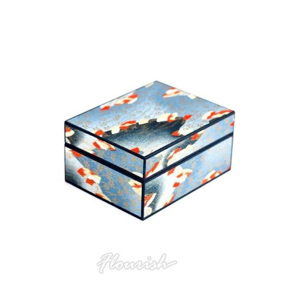 Flower Printed Rigid Paper Jewelry Boxes Cardboard Cosmetic Jewelry Packaging Case