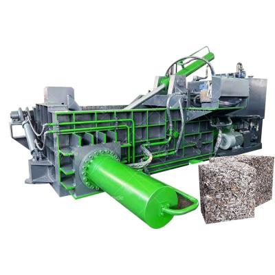 Máquina de prensagem hidráulica horizontal de sucata de metal de 30 kW para fabricação de blocos de reciclagem de metais