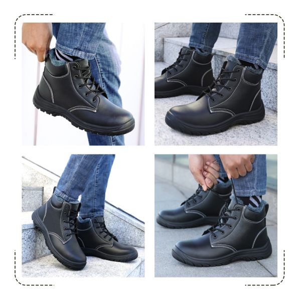 Waterproof Safety Work Shoes for Men Steel Toe Anti-Smash Anti-Puncture Sneakers Durable Non-Slip Protective Footwear Comfortable Breathable Construction Safety Boots