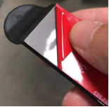 1.1mm Grey And Black VHB Double Sided Adhesive Tape With Ear Very High Bond