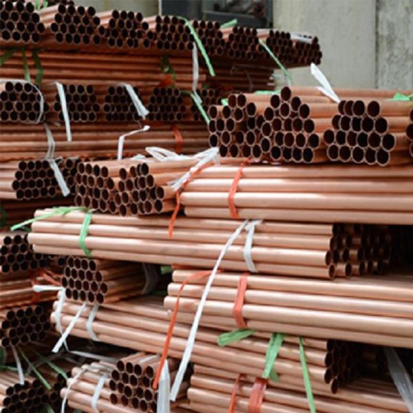 C10100 C10200 Pure Copper Tube Pipe Yellow Capillary Round 120mm