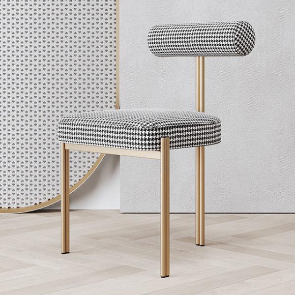 Stackable Ultra Modern Dining Chairs Restaurant Dining Chair 125mm Back Height