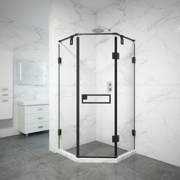 900x900mm Diamond Shaped Corner Shower Stall