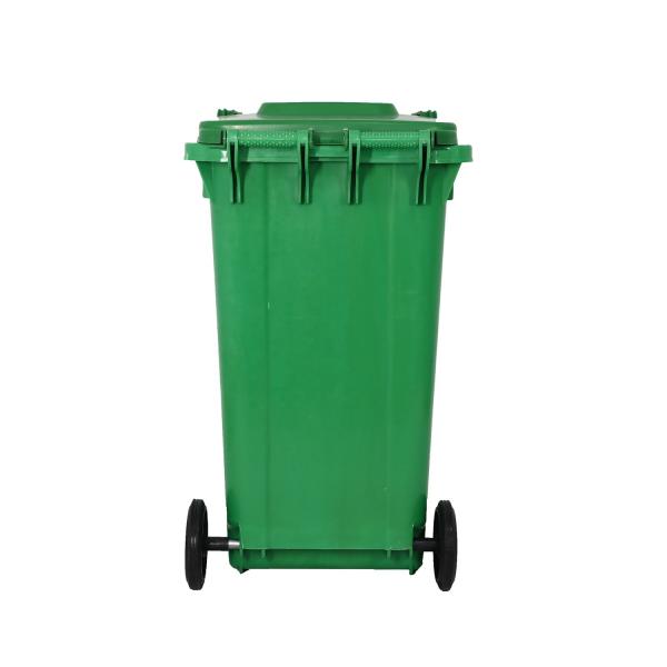 Hospital recycle outdoor 240L trash can plastic dust bin with wheels