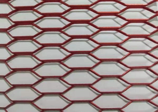 Anodized Aluminum Expanded Metal Mesh Ceiling 1060 3003 Alloy