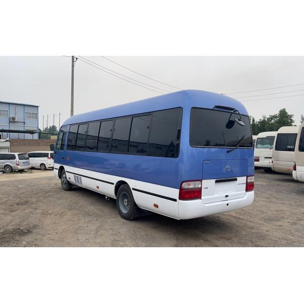 30 Seater Toyota Coaster Bus with Manual Transmission and Euro 3 Emission Standard