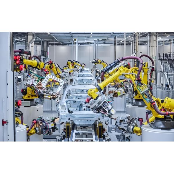 Smart FANUC Robotic Laser Cutting Machine with CNC Control and CAD/CAM Compatibility for Complex Geometry Cutting in Electronics Manufacturing