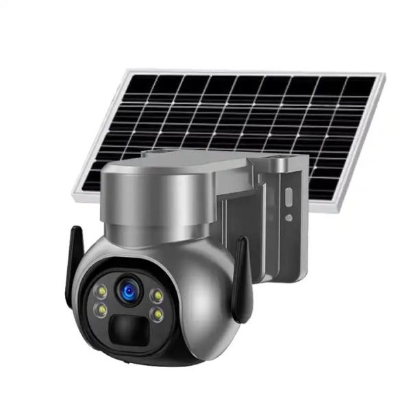 Solar Powered Security CCTV Camera Tuya Smart 4G Wifi HD 1080P 2MP 4MP PTZ IP