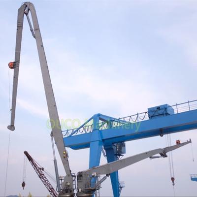 estaleiro largo Crane Working Radius do crescimento 1t da junta de 30m
