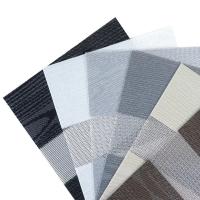 100% Poliéster Duplo Blinds Tecido Translúcido Zebra Blinds Tecido Para Janela Moda