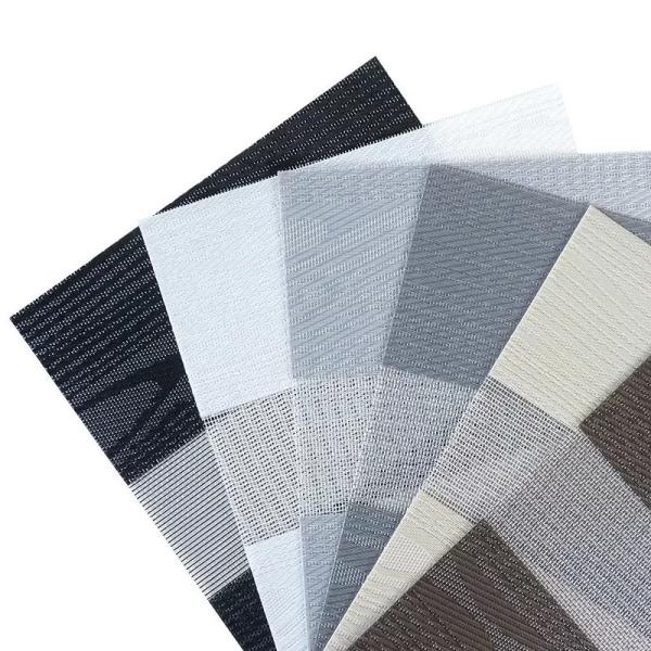 Sombras de rolos elétricos Direct Black Blackout Blinds Tecido para casa Banheiros de escritório Windows Cover