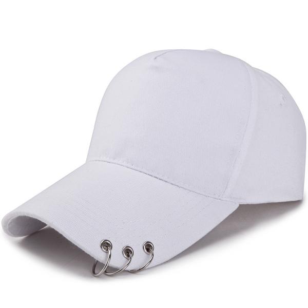 High Quality New Fashion Casual Hip-hop rivets blank Sport Cap Custom Unisex Ponytail trucker hat colorwhite size:adult
