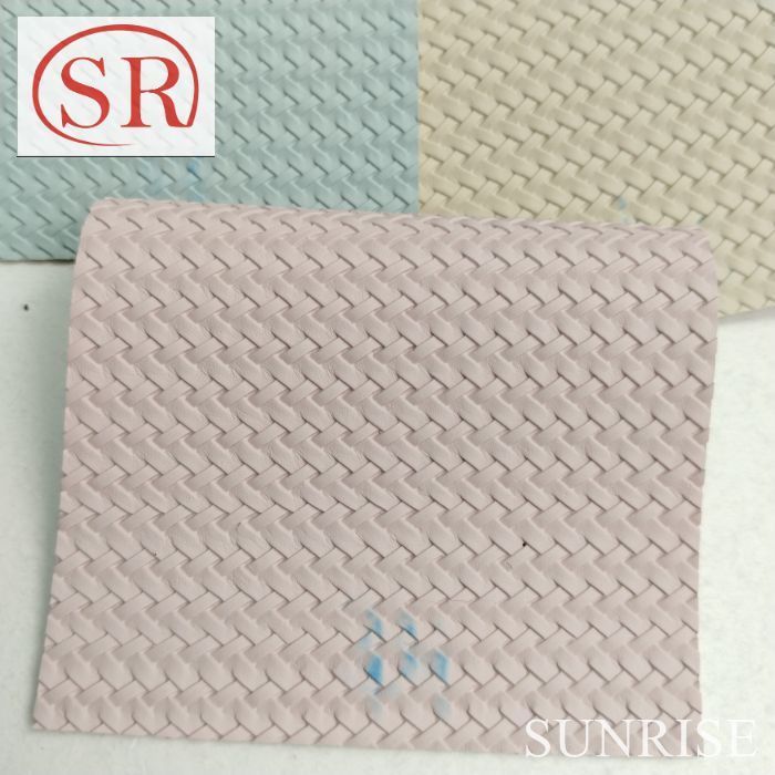 PU Synthetic Leather Knitted Backing Embossed Pattern Digital Print for Bag Sofa Garment All Kinds Printed Fabric Stretch