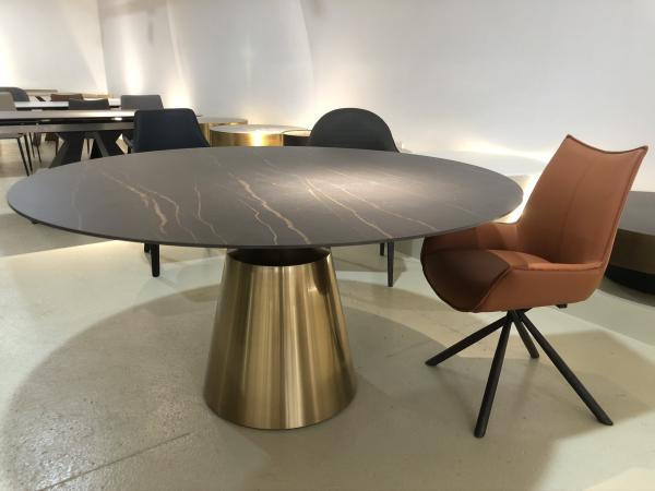 Hot Selling Dining Table with 8 Chairs 12mm Ceramic Marble Table Top Cheaper Modern Home Furniture