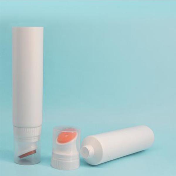 Custom Color Empty Cosmetic Packaging PE Tube Stamped for Beauty Products