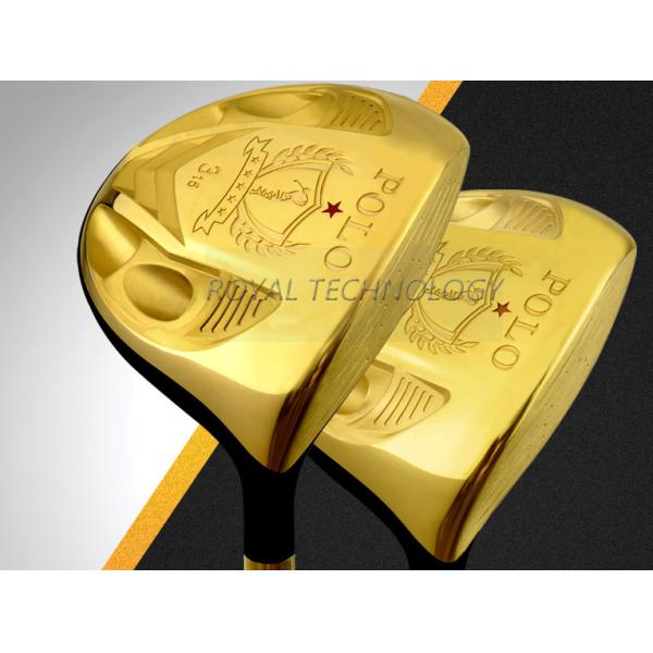 PVD Vacuum Coating Machine on Inox Products ,  Gold Plated For Golf Irons Parts