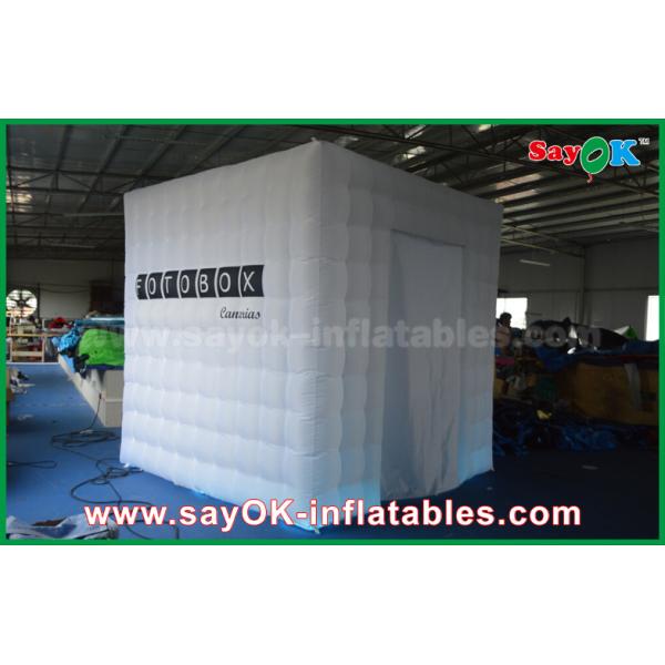 Inflatable Photobooth Oxford Cloth Led Remote Control Lighting Inflatable Open  Air Photo Booth Cabinet